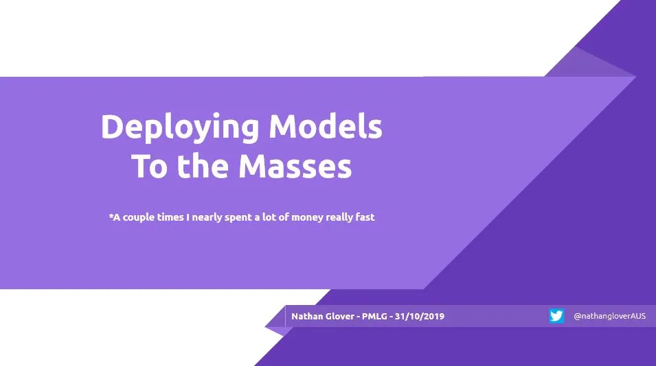 Deploying Models to the Masses