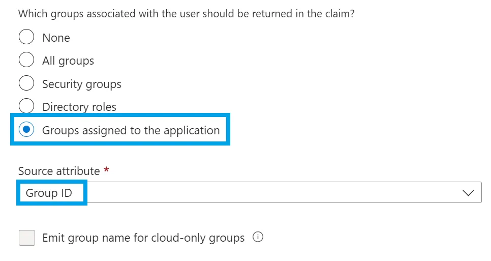 Group Claim customizations