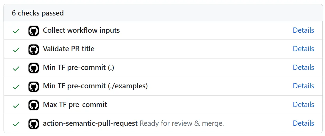 Example of GitHub actions on pull requests