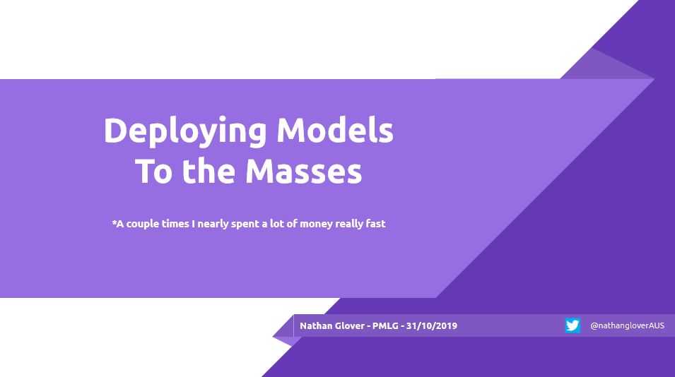 Deploying Models to the Masses