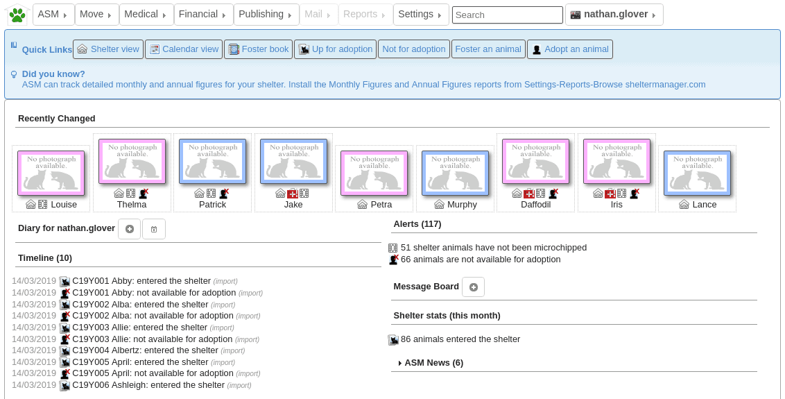 ACM Dashboard