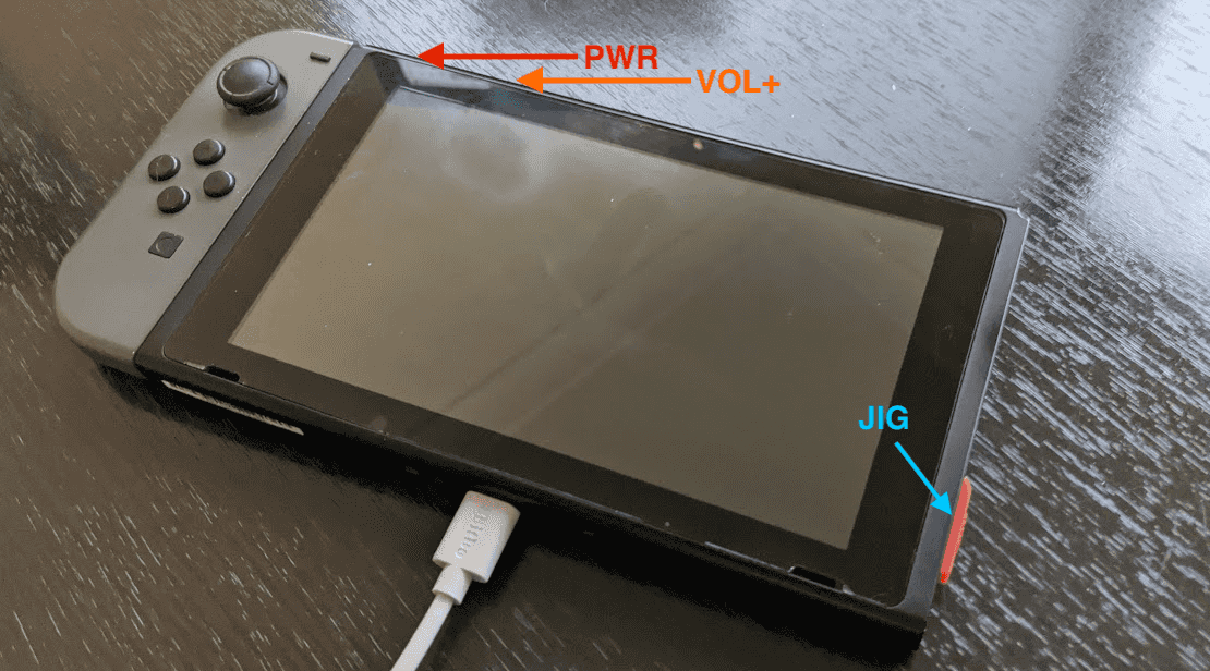 Switch booting to RCM