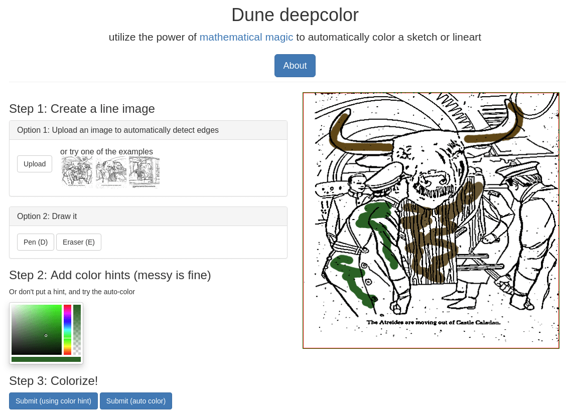 Dune coloring website example