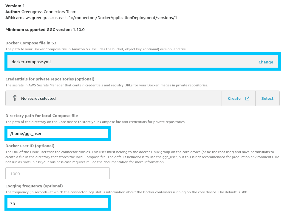 Greengrass Core connecter update