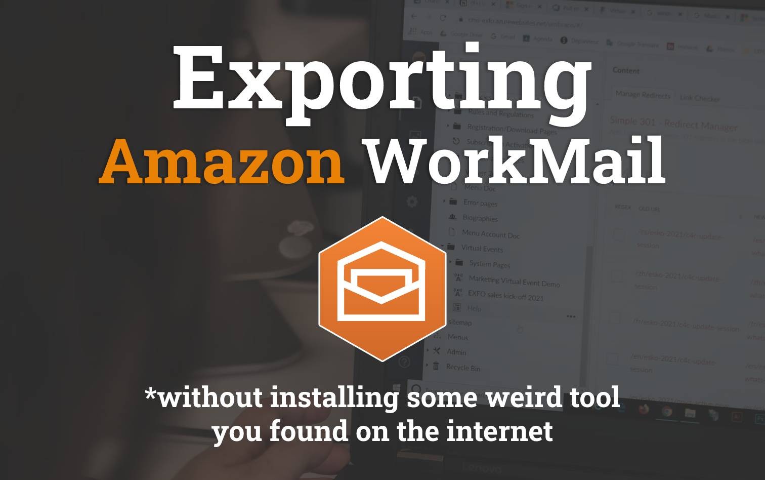 Exporting Amazon WorkMail content programmatically